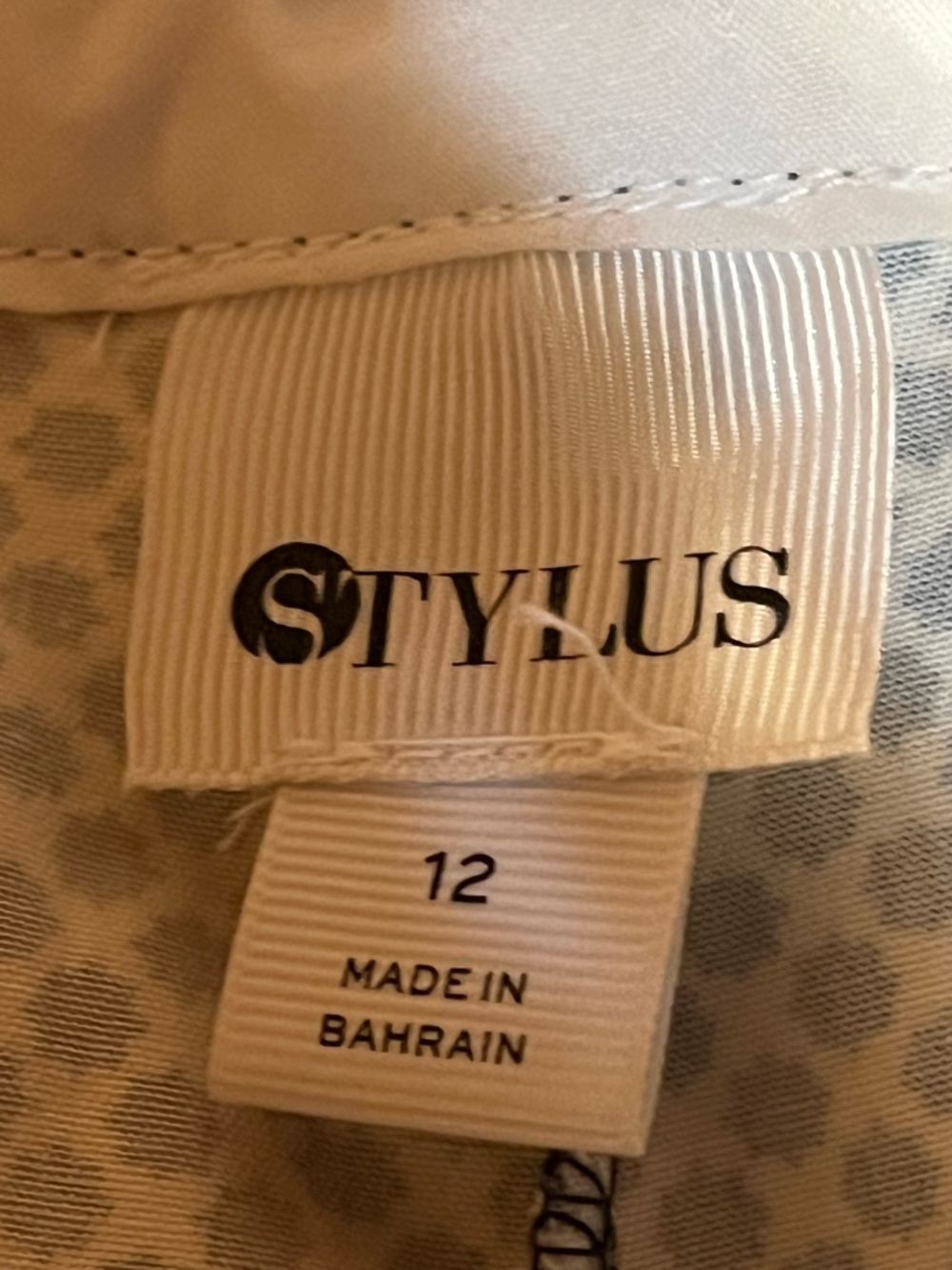 STYLUS Black and White Printed Pants - Picture 4 of 5